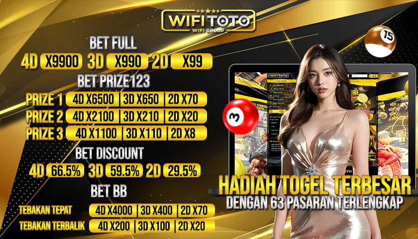 HADIAH TOGEL TERBESAR DI WIFITOTO